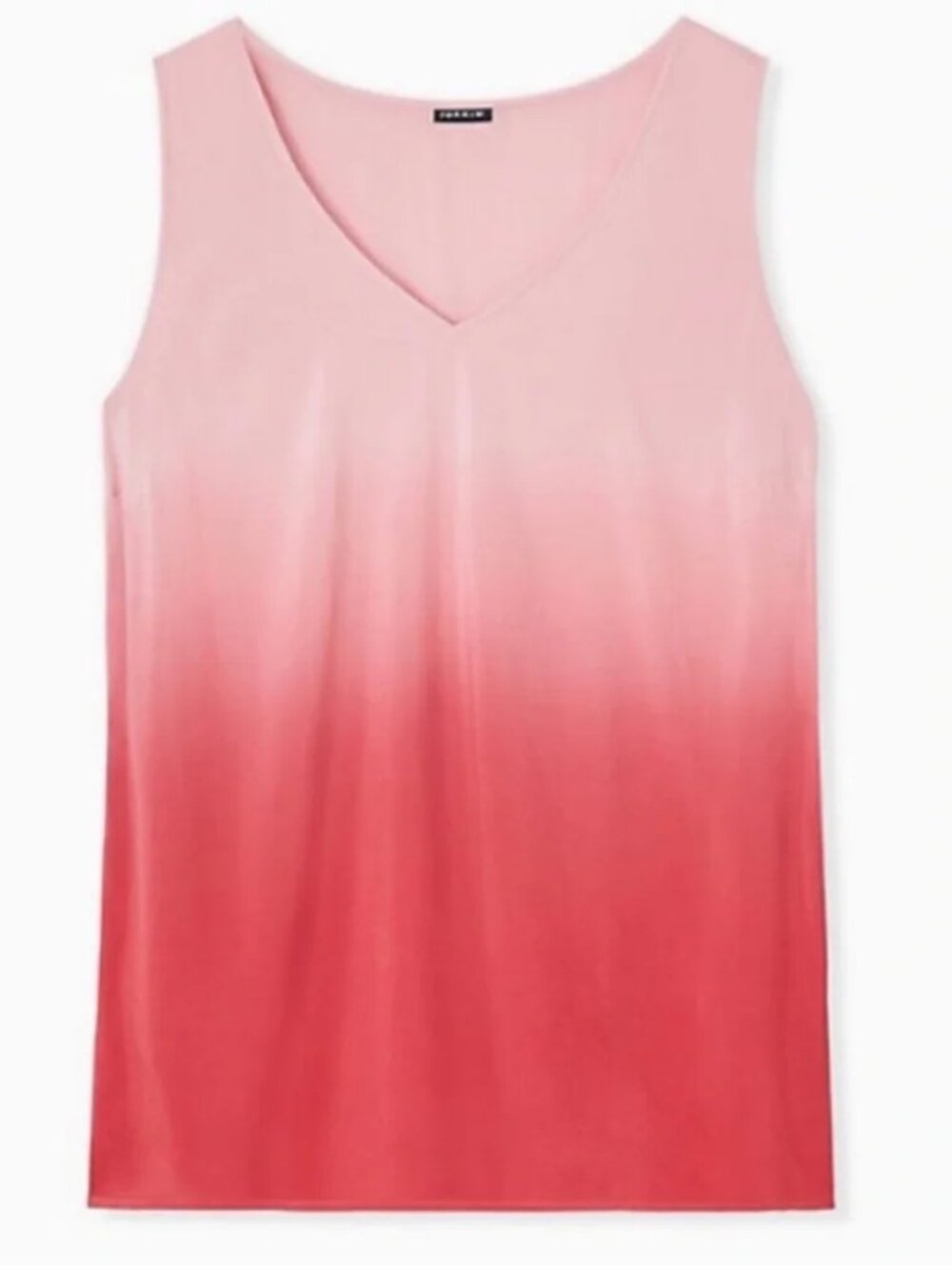 Torrid Red Dip -Dye Challis Tank 00 Size M/L